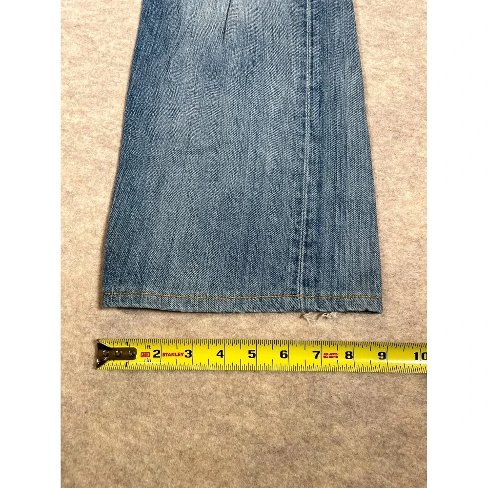 Levis 501 Original Fit Jeans Mens 36x34‎ Blue Cotton Denim Straight Leg Logo